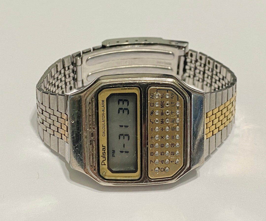 Pulsar calculator watch hotsell