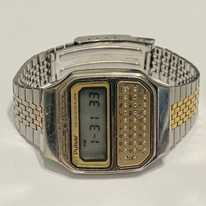Vintage 1970&#39;s Pulsar Y739-5019 Calculator-Alarm Watch