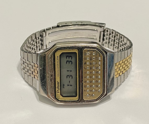 Vintage 1970's Pulsar Y739-5019 Calculator-alarm Watch - Etsy