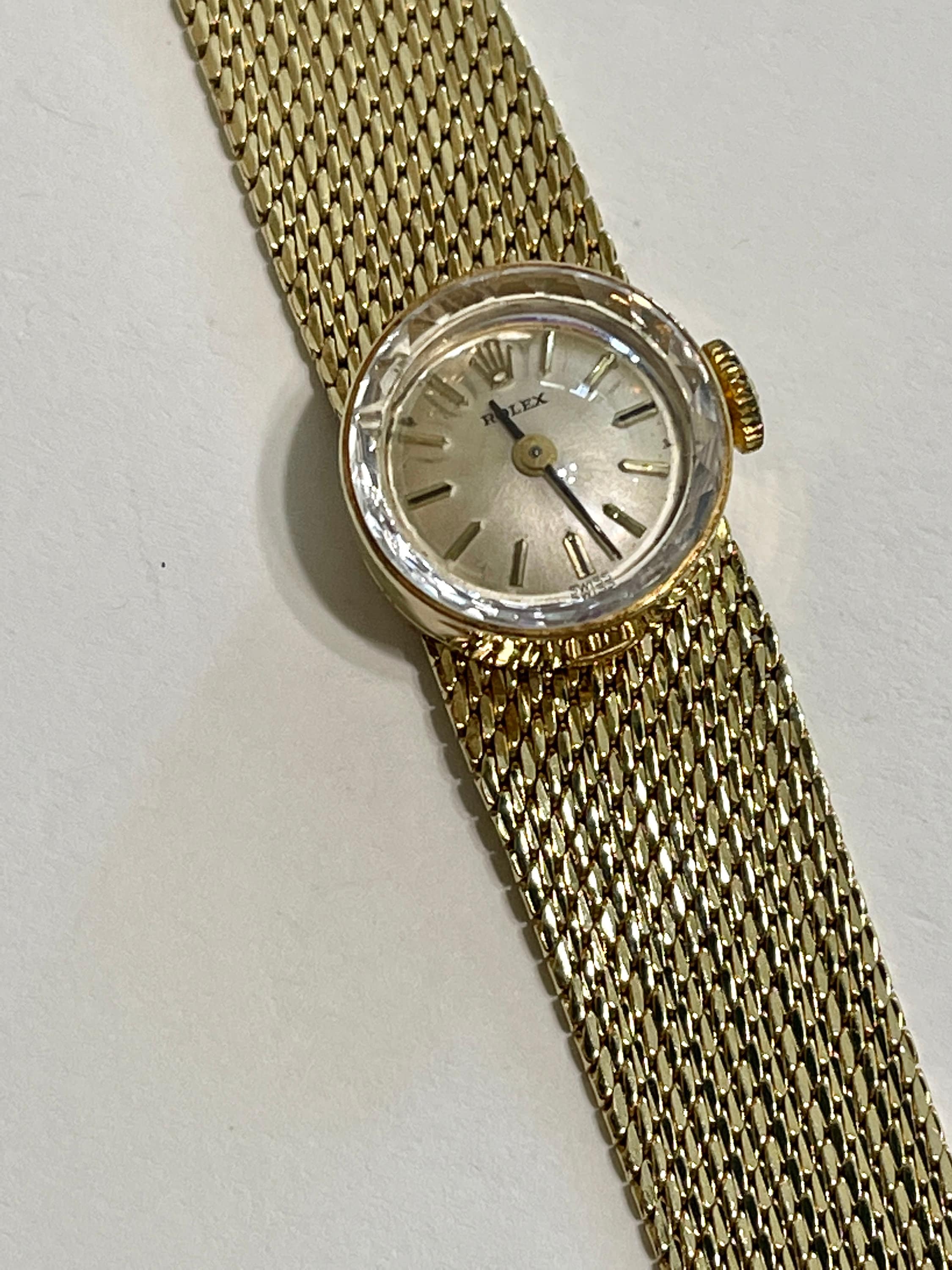 Rolex Ladies 14k Solid Yellow Gold Bracelet Cocktail Watch With Original  Dial C. 1950's- in Working Condition-appraisal Included - Etsy