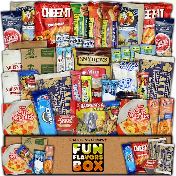 Favorite Snack Box Cookies Chips Candy Snacks Care Package 50
