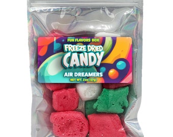 Pacote de variedades de doces liofilizados Air Dreamers Crunch Treats Space Theme Party Favor, 2 onças