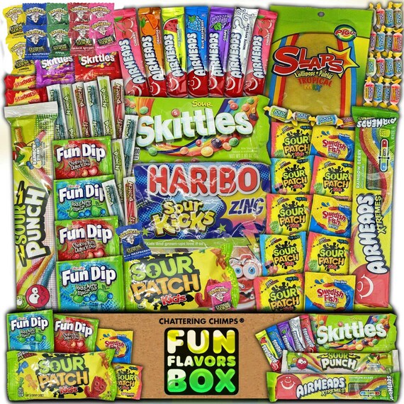 Sweet and Sour Candy Box Sweet and Sour Treat Box Sweet and Sour Gift  Package Sweet and Sour Goody Box Sour Candy Box Ships FAST 