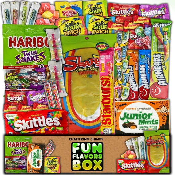 Contaminado caridad Vacaciones Caja de regalo de dulces para niños 60 Count Variety Pack - Etsy México