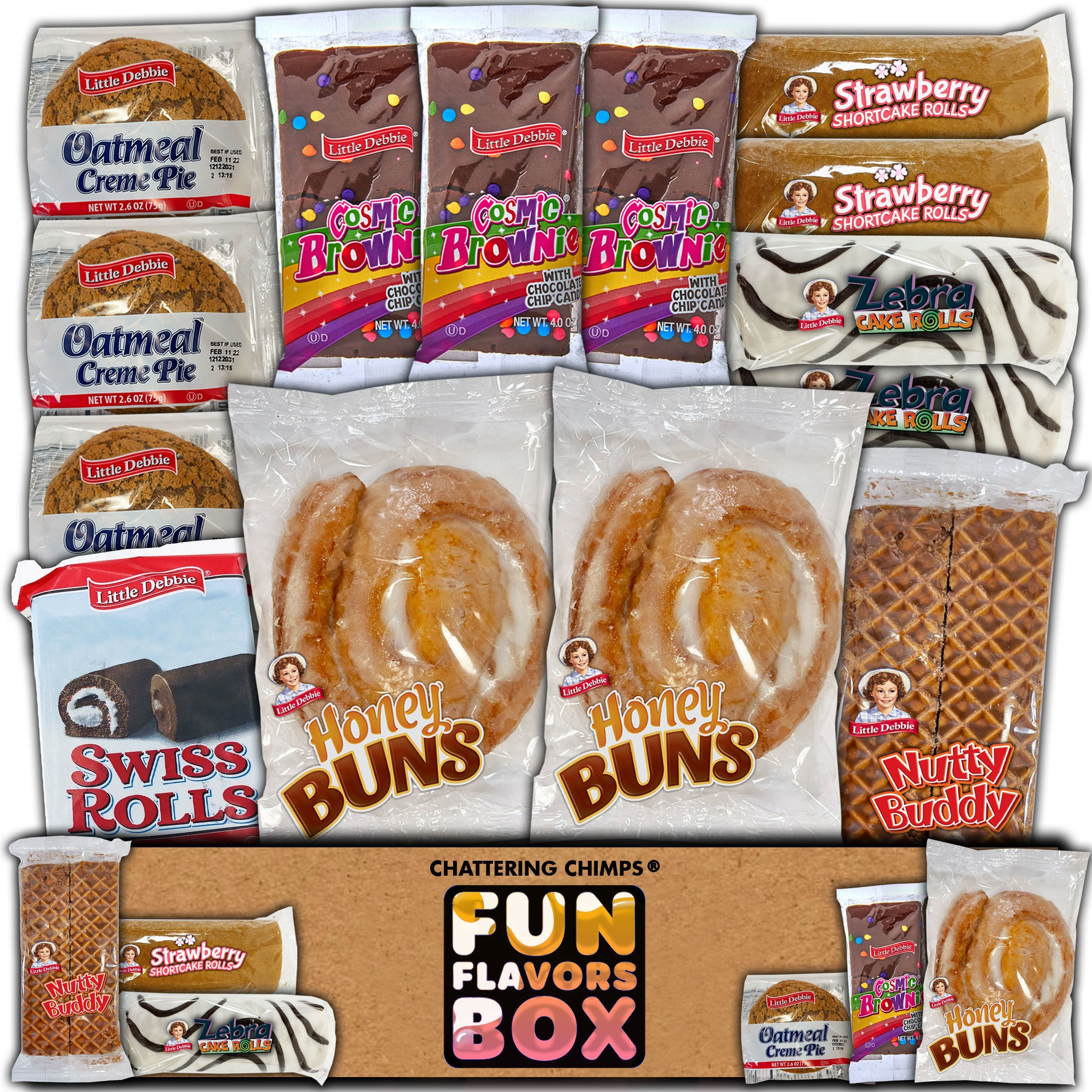 Favorite Snack Box Gift 16 Count Lunch Box Snacks Variety - Etsy