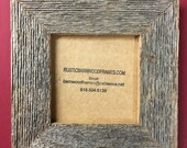 6x6 rustic barn wood barnwood frame weathered reclaimed wood picture photo frame
