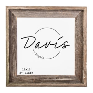 12x12 Wood Frame - Natural – 1320LLC