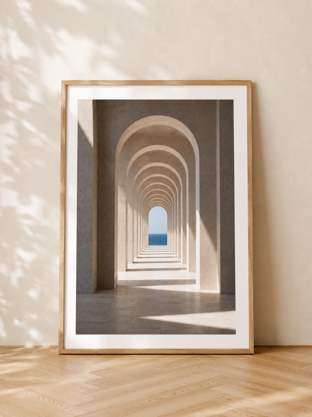 Coastal Arch Print, Limestone Architecture, Mediterranean Wall Art ...