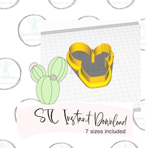 Cactus Two STL File Instant Download