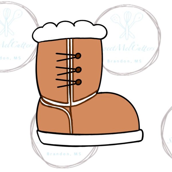 Fuzzy Fall Boot Cookie Cutter