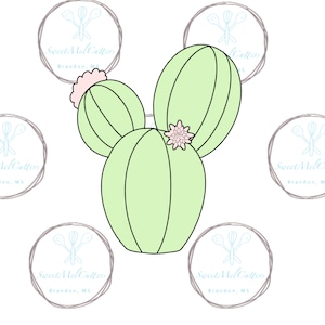 Cactus Two Cookie Cutter