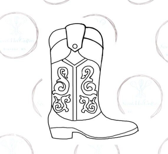 Cowboy/cowgirl Boot - Etsy
