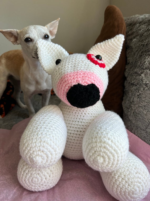 bullseye target dog plush