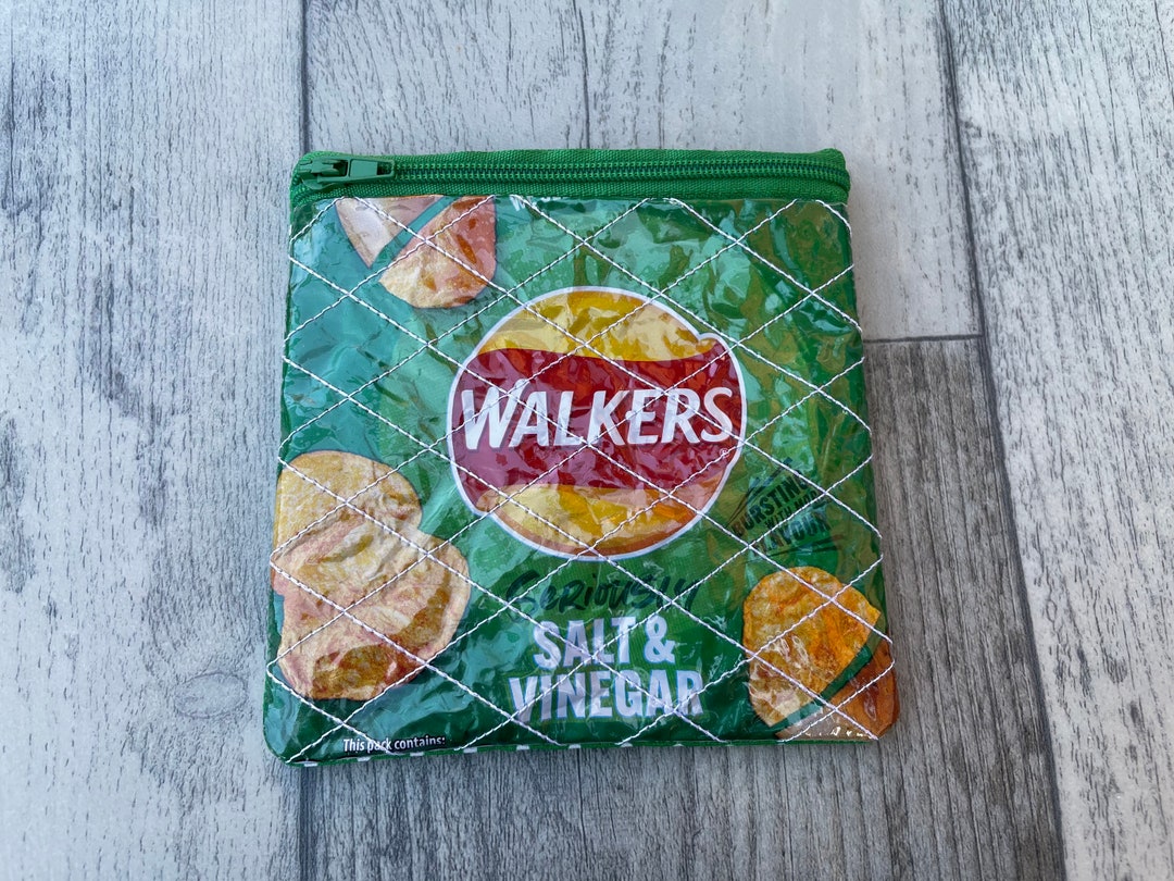 Recycled Walkers Crisp Packet Salt & Vinegar New Style Etsy