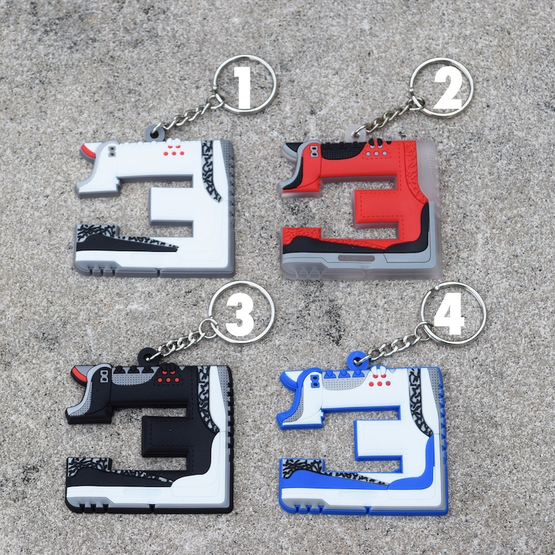 nike keychain in shoe