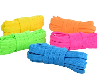 neon trainer laces