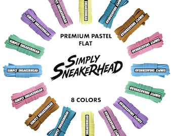 2026 NEW Full Vibrant Pastel Flat Style Shoelaces Also LTD Colors Colorful Fantastic Laces