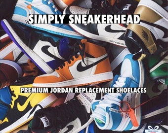Płaskie sznurowadła Jordan 1,2,3,4,5,6,7,8 Vibrant Premium Style Kolorowe sznurowadła fantastycznej jakości