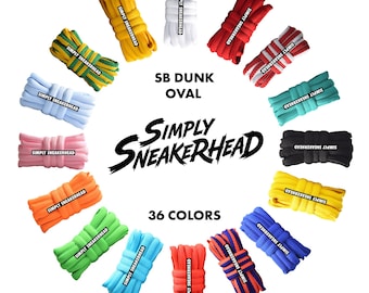 SB DUNK Style Premium Oval Shoelaces Quality Replacement Laces
