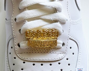 Hochwertige GRILLZ LIMITED EDITION Metallspitze tags Super Dubraes Hochleistungsschuhanhänger
