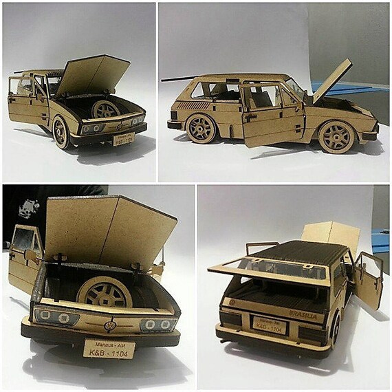 DXF Wooden Car laser Cut Template Laser Cut Laser Cut Vector Etsy