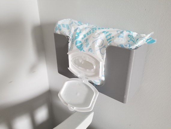 Personalized 3D Printed Baby Wipe Wall Mount Flushable Wipes