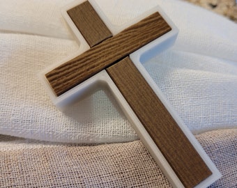 Jésus est le chemin Croix phosphorescente, impression 3D livraison gratuite.