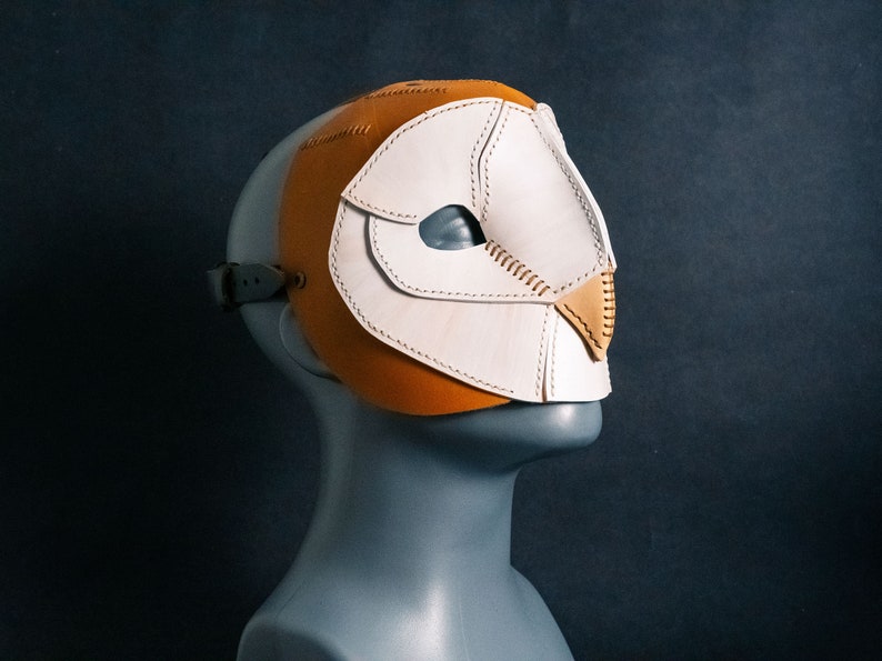 PDF Pattern Leather Barn Owl Mask image 8