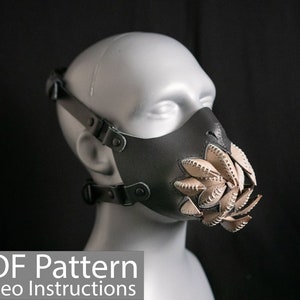 PDF Pattern Leather Leech Teeth Mask