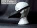 PDF Pattern Leather Plague Doctor Half Mask 