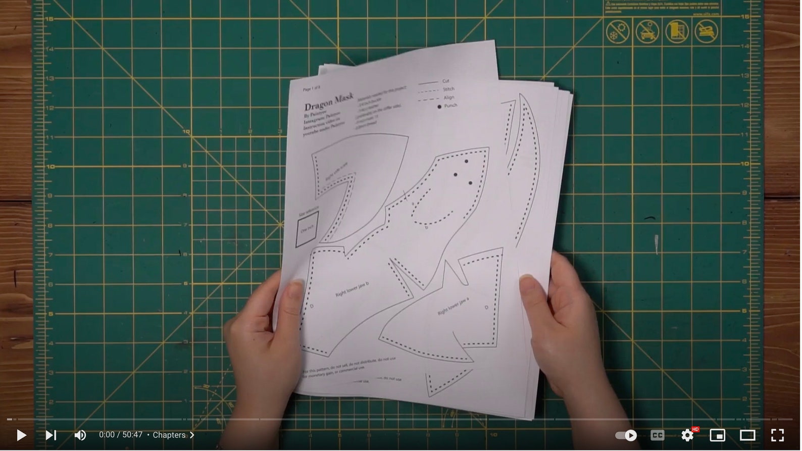 PDF Pattern Leather Dragon Mask - Etsy