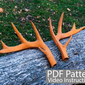 PDF Pattern Leather Antlers