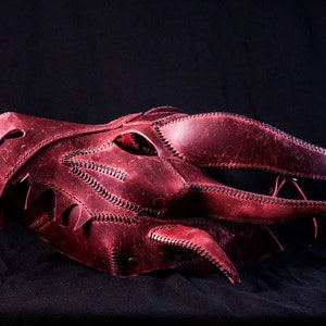 PDF Pattern Leather Dragon Mask image 9