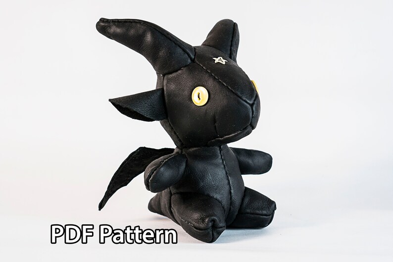 PDF Pattern Leather Baphomet Doll 