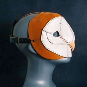 PDF Pattern Leather Barn Owl Mask image 7