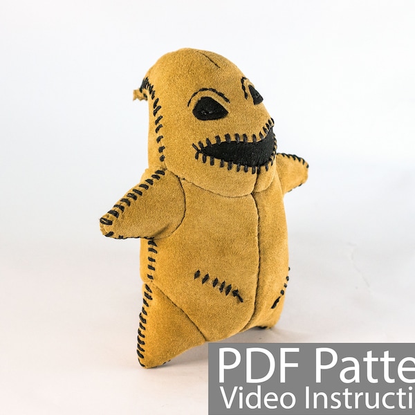 PDF Schnittmuster Leder Oogie Boogie Doll