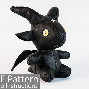 PDF Pattern Leather Baphomet Doll