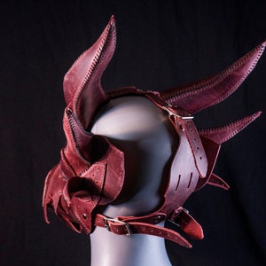 PDF Pattern Leather Dragon Mask image 8