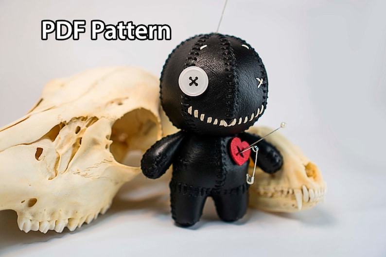 PDF Pattern Leather Voodoo Doll 