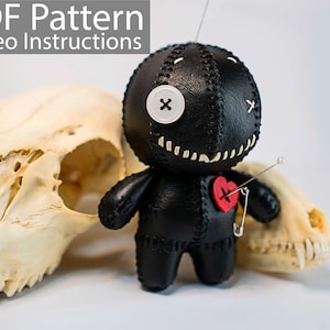 PDF Pattern Leather Voodoo Doll