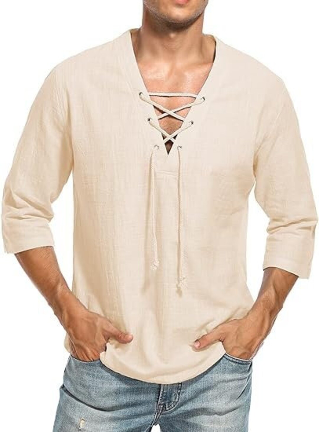 Pirate Ship Linen-Cotton Shirt