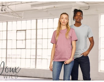 Plain Blank Shirt, Bella Canvas Shirt, DIY Shirt, PLAIN Bella Canvas Shirt, Unisex Bella Canvas Tees, Soft Plain Tee, Heather Peach, DIY Tee