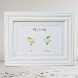Sea glass art, &quot;Let’s get Dirty”