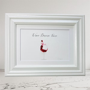 Polished glass, &quot;Wine down time&quot;