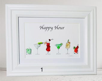 シーグラスアート『 Happy Easter～Cocktail.。.:*☆～』 シーグラスアート『 Happy Easter～Cocktail.。.:*☆～』