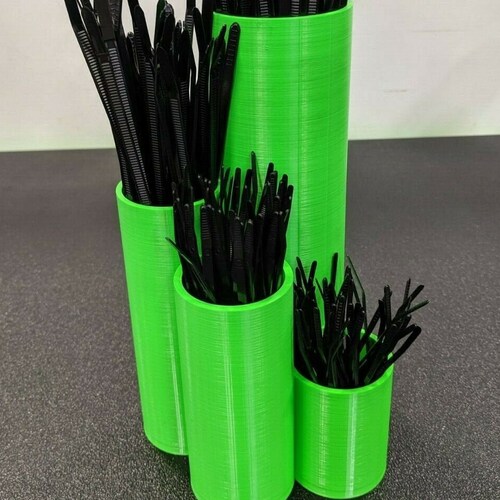 Zip Tie Organizer Cable Tie Bin. 3D Printed Custom Colors Etsy