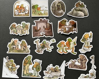 Frog and Toad Arnold Lobel Vintage Book Cover Art Vinyl Stickers (PICK 1 PER IMAGE)