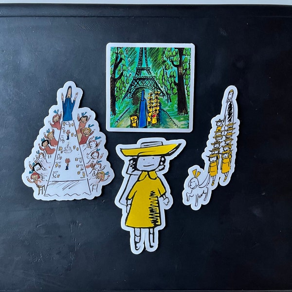 Madeline by Ludwig Bemelmans Original Illustrations Vinyl Sticker