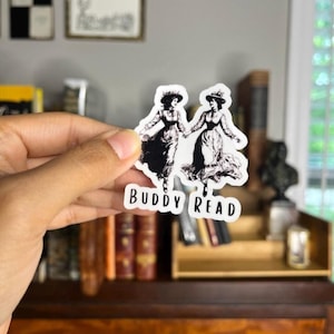 Buddy lesen Bookish Lover Vinyl Aufkleber Aufkleber