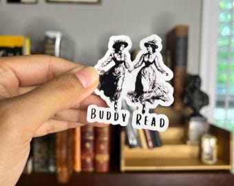 Autocollant en vinyle pour amoureux des livres, lecture Buddy Read